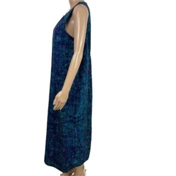 NNAMDI Ibenagu Spirit of Courage old style African tie dye sleeveless dress med - Picture 5 of 13